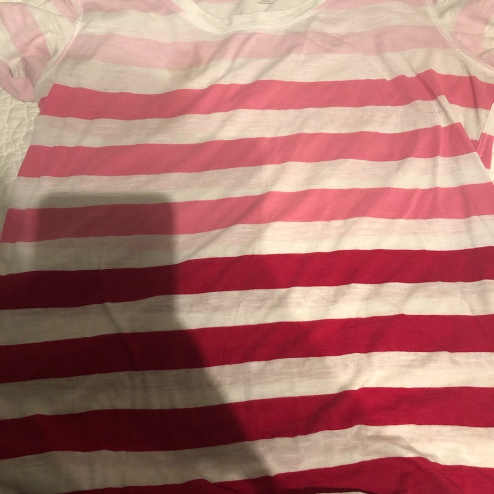 Pink Ombré striped shirt